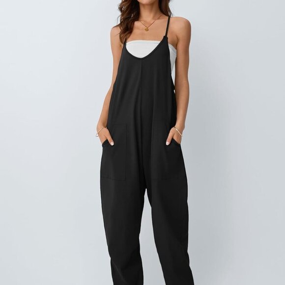 Jumpsuits for Women Casual Summer Outfits Rompers Comfy Beach Vacation Trendy Ov - Picture 2 of 5